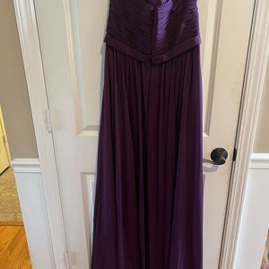 Plum colored prom dress worn once